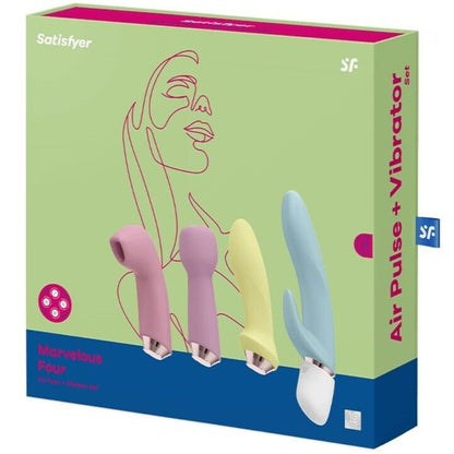 Vibratori Satisfyer Marvelous Four set multifunzionale