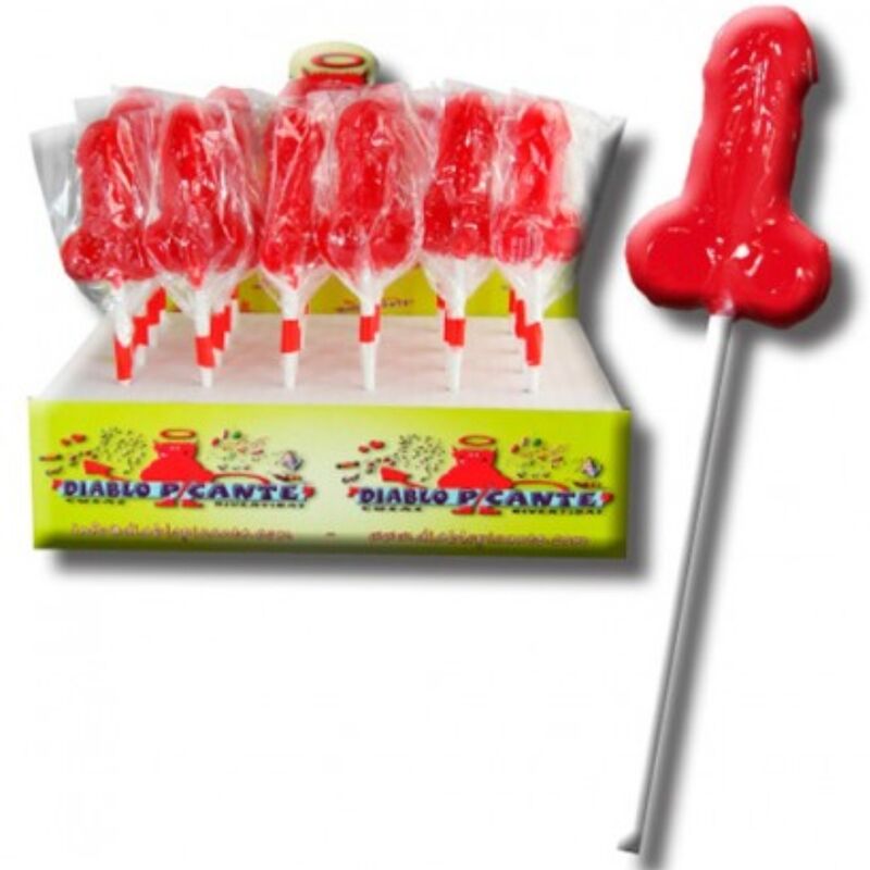 Diablo picante - pene gummy lollipop