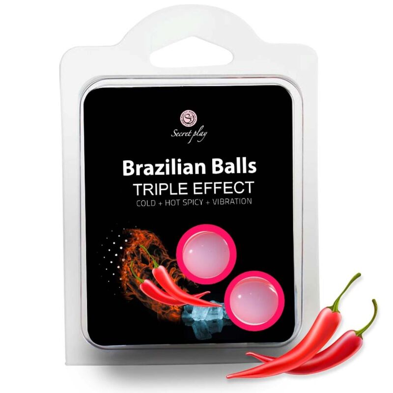 Set gioco segreto 2 palline brasiliani triplo effetto