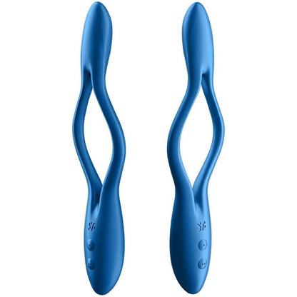 Vibratore multifunzionale Satisfyer Elastic game blu