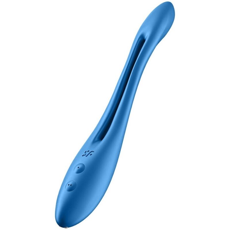 Vibratore multifunzionale Satisfyer Elastic game blu