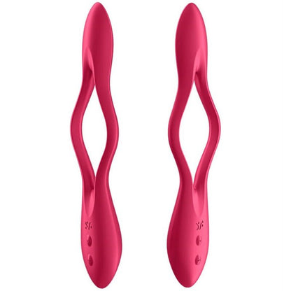 Vibratore multifunzionale Satisfyer Elastic joy rosso