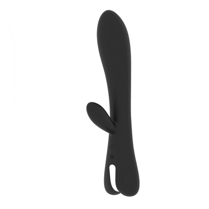 Vibratore Rabbit Brilly Glam Erik Vibrator Compatibile con Watchme Nero