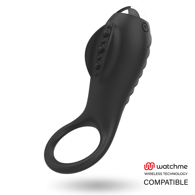 Anello Vibrante Brilly Glam Alan compatibile con Wacthme Nero