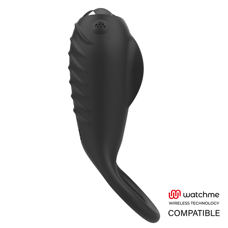 Anello Vibrante Brilly Glam Alan compatibile con Wacthme Nero