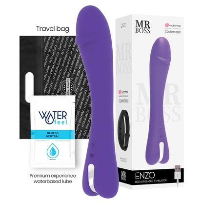 Mr boss enzo vibrador compatible con watchme wireless technology