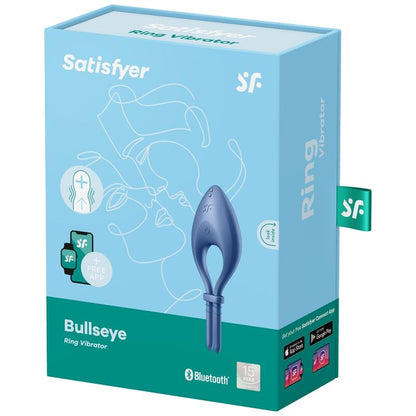 Anneau vibrant Satisfyer Bullseye bleu