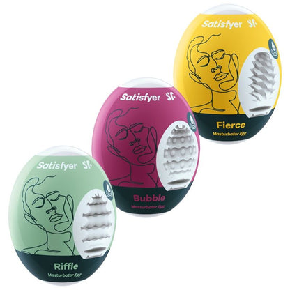 Satisfyer 3 uova masturbatore - fucile, bolla e feroce