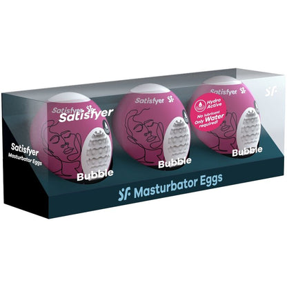 Satisfyer 3 œufs masturbateur - bulle