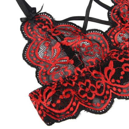 Subblime ensemble deux pièces, top en dentelle et culotte T L/XL