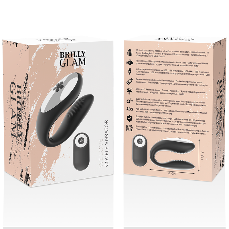 Brilly glam amiamo per i partner telecomando nero