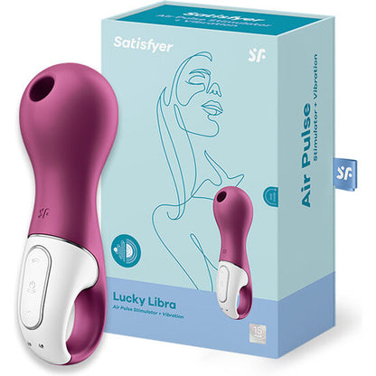 Suce-clitoris Satisfyer Lucky Libra Violet/Blanc