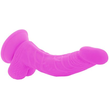 Diversia dildo vibrante flessibile 21,5 cm - viola