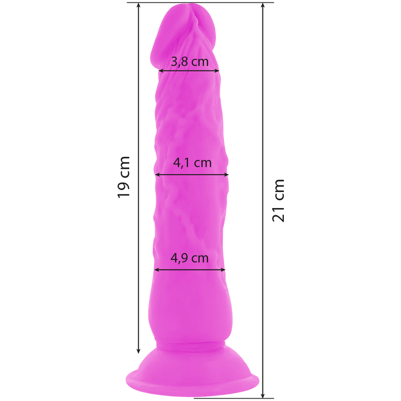 Diversia gode-ceintures vibrant flexible 21 cm - violet