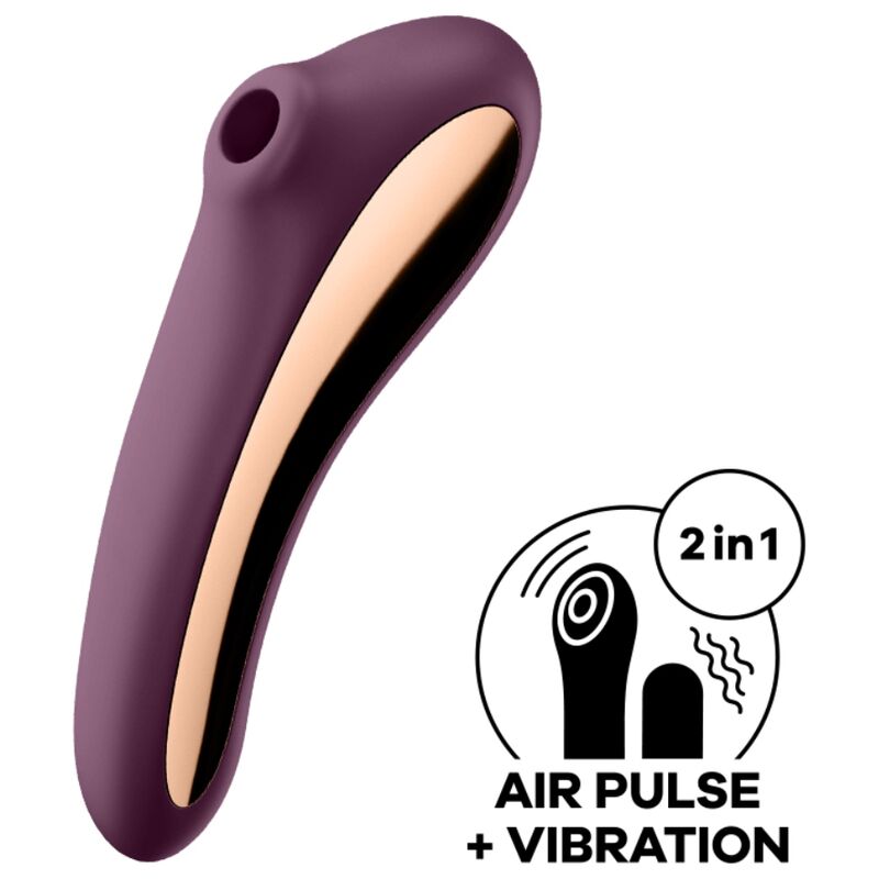 Suce-Clitoris Satisfyer Dual Kiss Violet