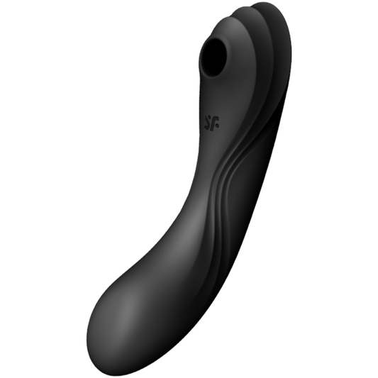 Succhia Clitoride Satisfyer Curvy Trinity 4 Nero