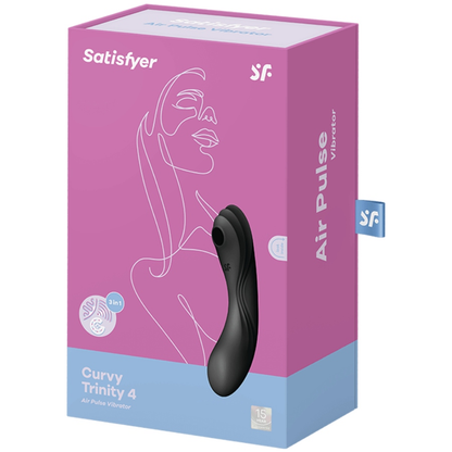 Clitoris Sucer Satisfyer Curvy Trinity 4 Noir
