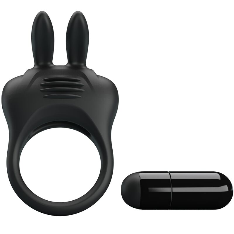 Anello Vibrante Pretty Love Davion Nero