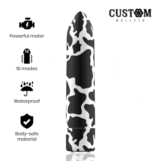 Vibratore clitoride Custom Bullets mini maculato