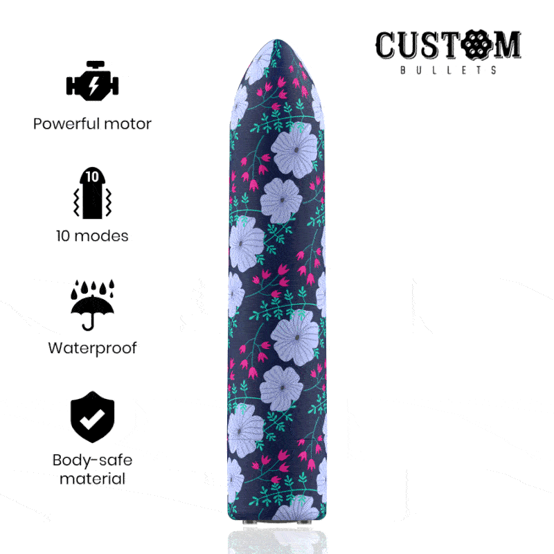 Vibratore clitoride Custom Bullets mini fiori