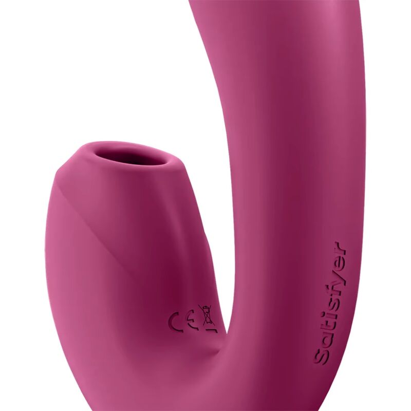Stimolatore e vibrazione sunray satisfyer - rosso