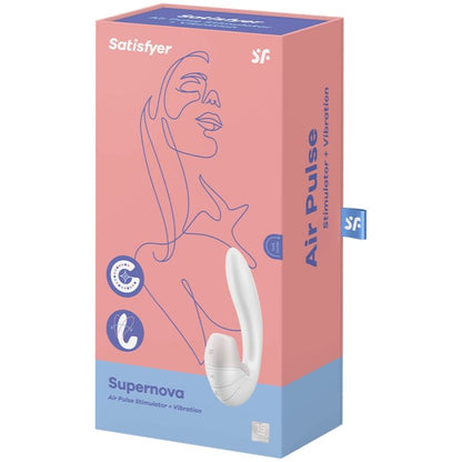Succhia Clitoride & Punto G Satisfyer Supernova Bianco
