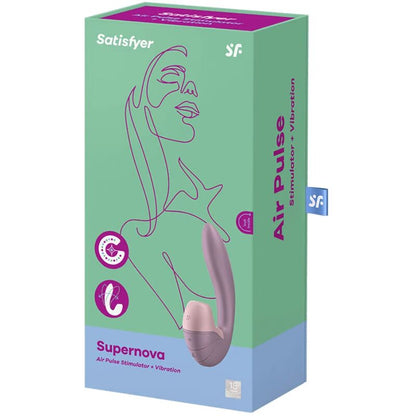 Succhia Clitoride & Punto G Satisfyer Supernova Viola Chiaro