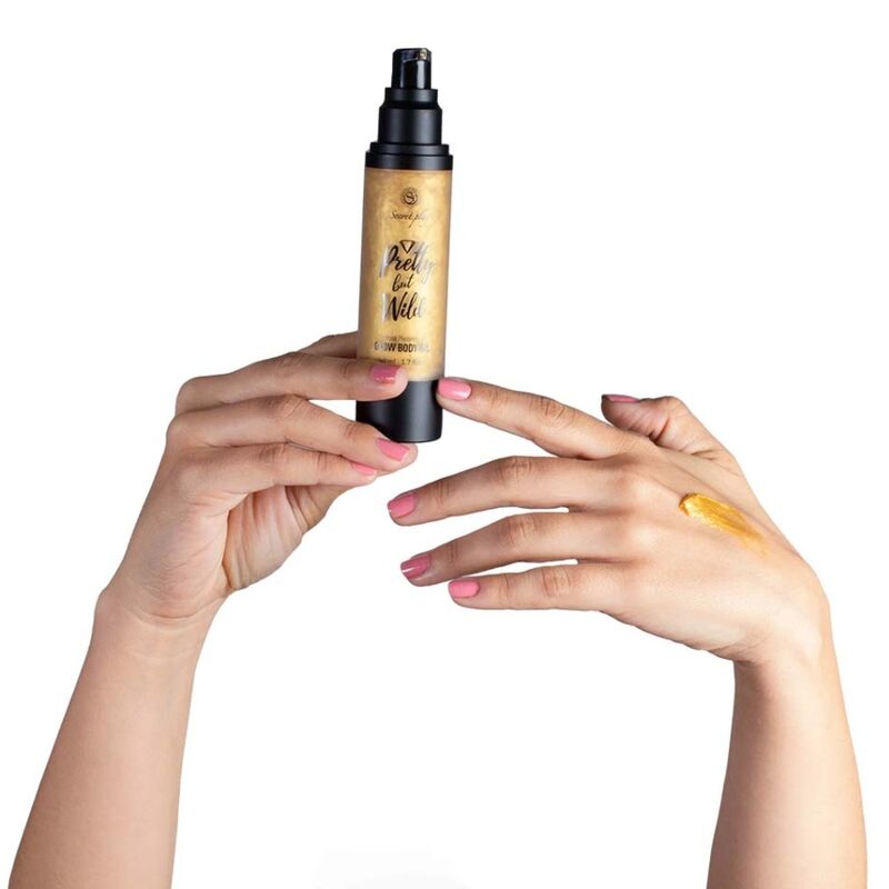 Secretplay grazioso ma selvaggio olio per il corpo glow 50 ml