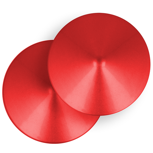Ohmama fetish coperture per capezzolo rosso a cerchio