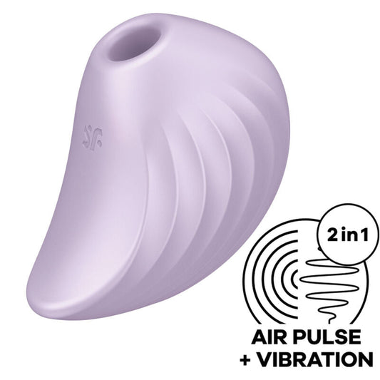 Succhia clitoride con vibrazione Satisfyer Pearl diver - viola