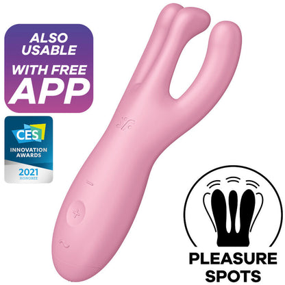 Vibratore satisfyer threesome 4 - rosa