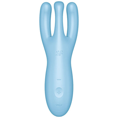 Vibratore satisfyer threesome 4 - blu