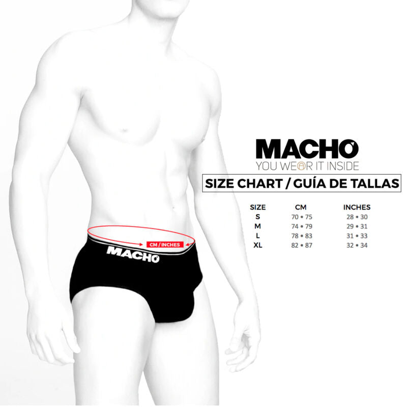 Macho ms24a slip slip blu scuro s