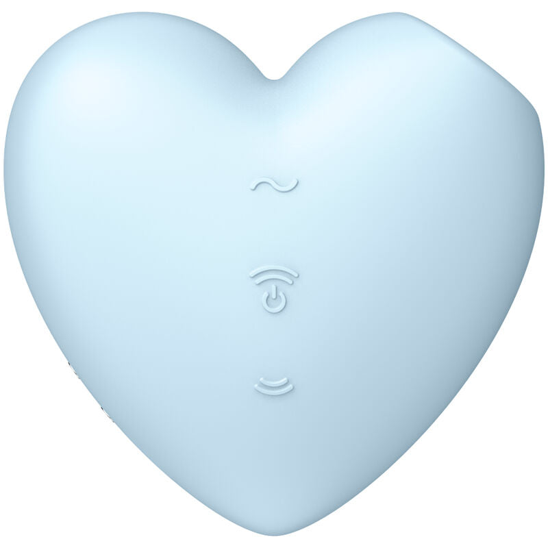 Succhia clitoride Satisfyer Cutie heart - blu