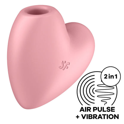 Succhia clitoride Satisfyer Cutie heart - rosa