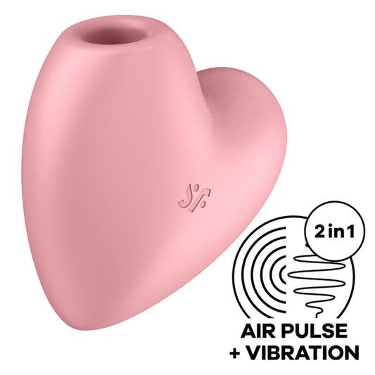 Succhia clitoride Satisfyer Cutie heart - rosa