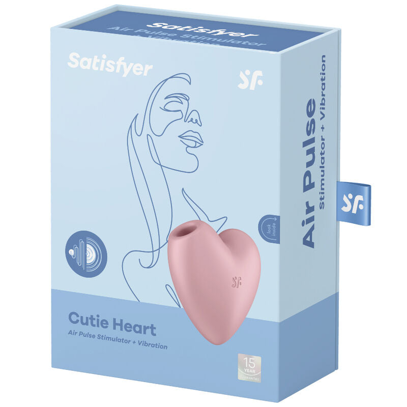 Succhia clitoride Satisfyer Cutie heart - rosa