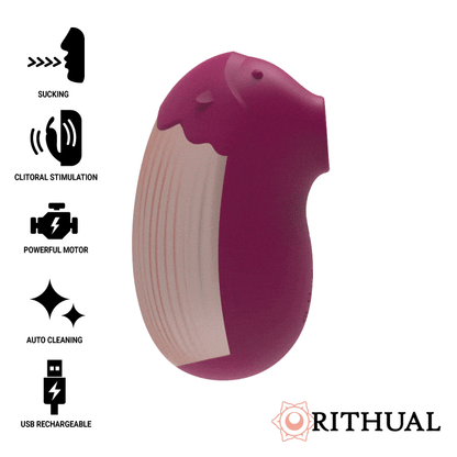 Succhia Clitoride Rithual Shushu Fucsia e Rosa