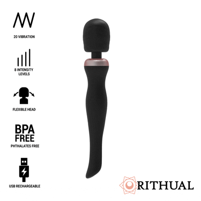 Wand Massager Rithual akasha 2.0 nero