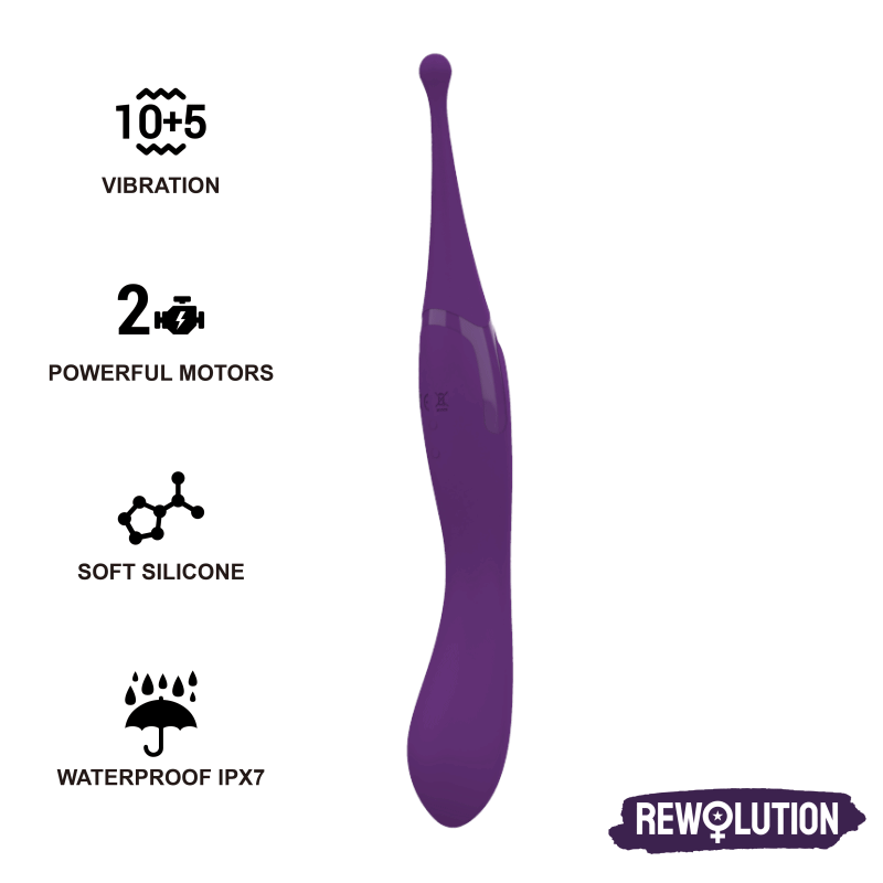 Vibratore clitoride Rewolution Rewomagic viola