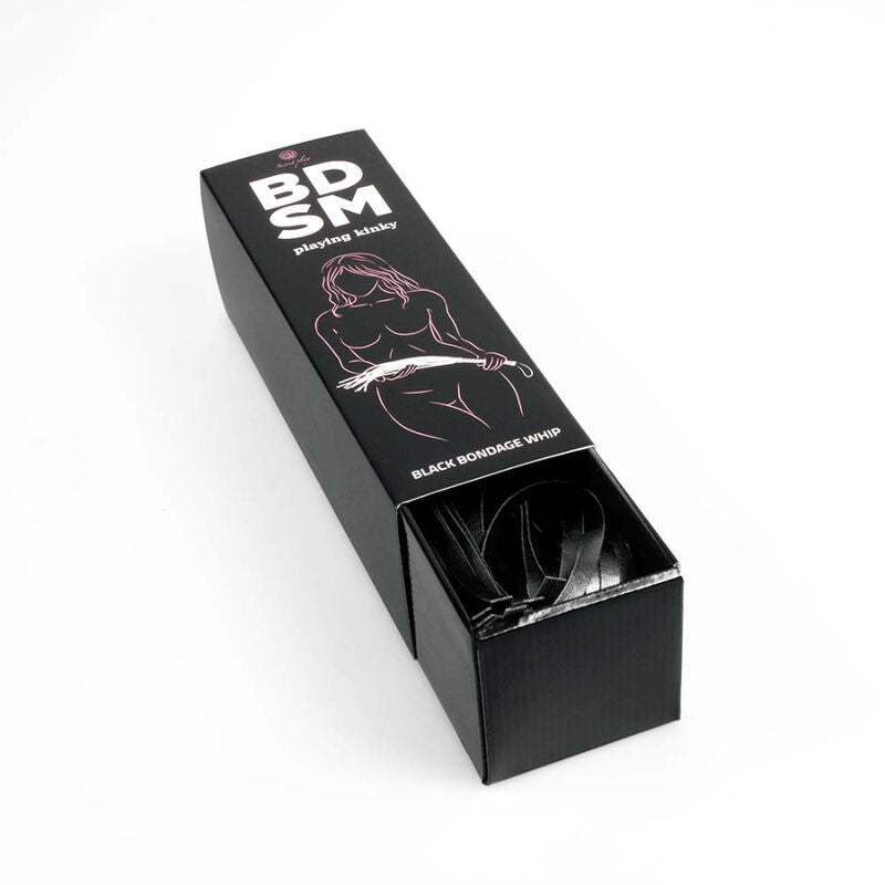 Secretplay latigo negro - bdsm collection
