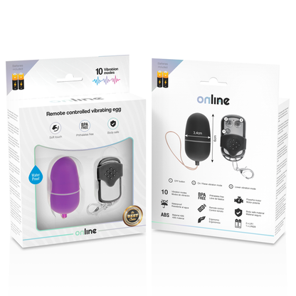 Ovetto vibrante - Online con telecomando viola m