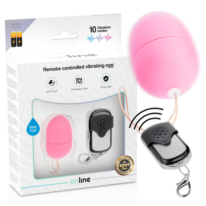 Ovetto vibrante - Online con telecomando rosa s