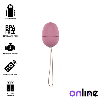Ovetto vibrante - Online con telecomando rosa s