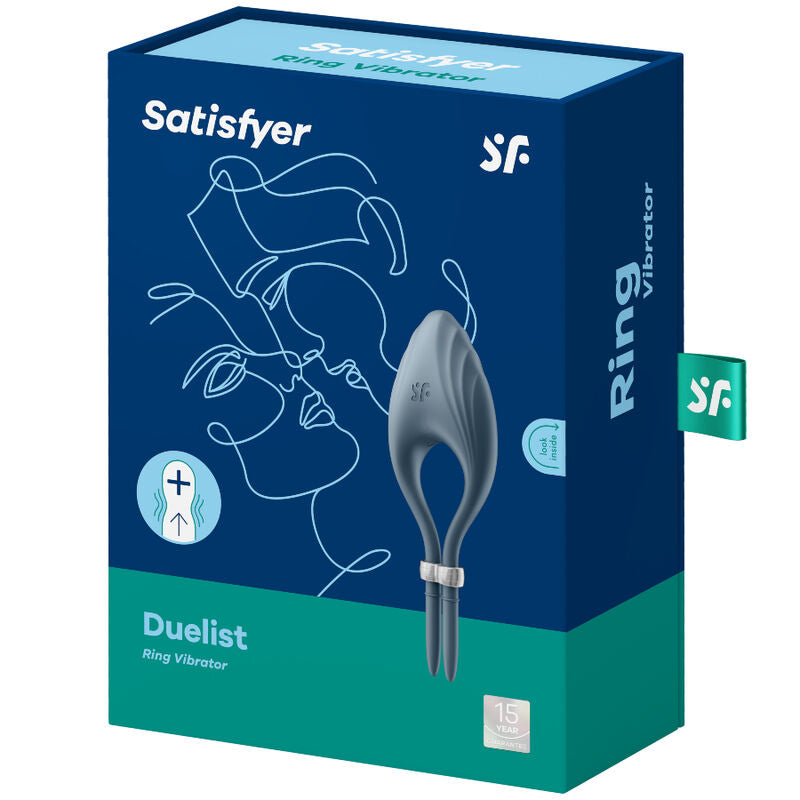 Anello Vibrante Satisfyer Duelist Grigio
