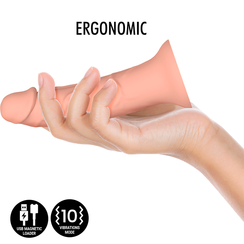 Mythology asher original dildo s - vibrador compatible con watchme wireless technology