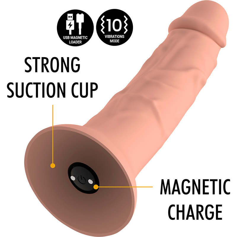 Mythology asher original dildo s - vibrador compatible con watchme wireless technology