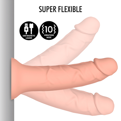 Mythology asher original dildo s - vibrador compatible con watchme wireless technology