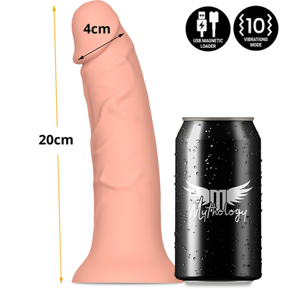 Mythology asher original dildo m - vibrador compatible con watchme wireless technology