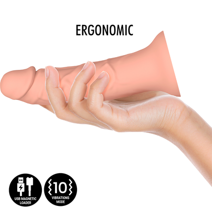 Mythology asher original dildo m - vibrador compatible con watchme wireless technology